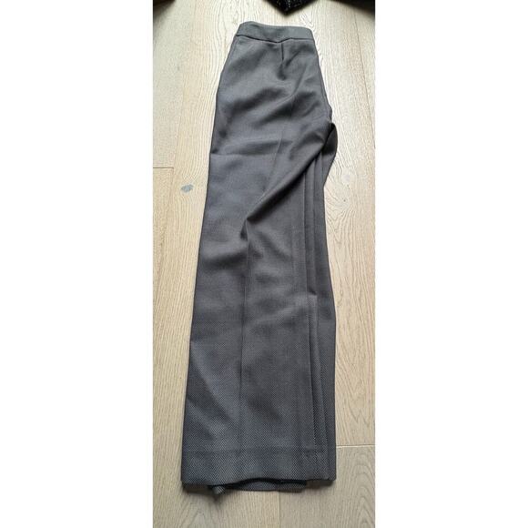 Hobbs London Tailored Gray Houndstooth Trousers - Size 8 $270 - Picture 7 of 8